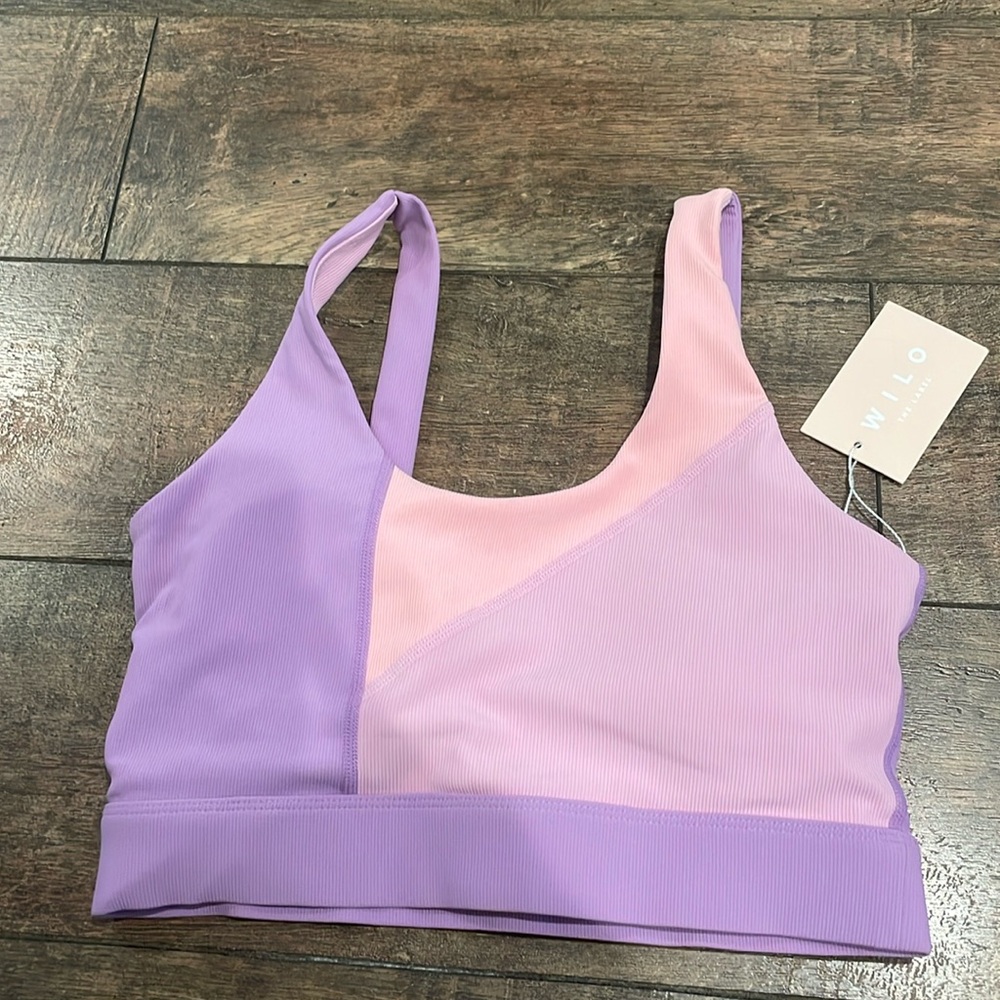 Adorable Wilo Colorblock Sports Bra